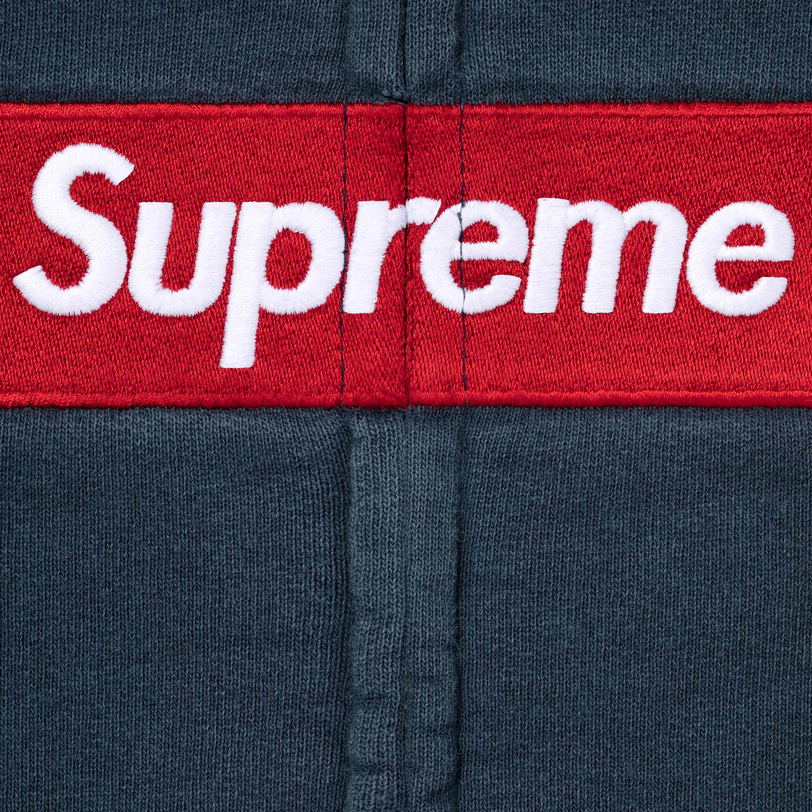 Supreme®/MM6 Maison Margiela Box Logo Zip Up Hooded Sweatshirt view 3